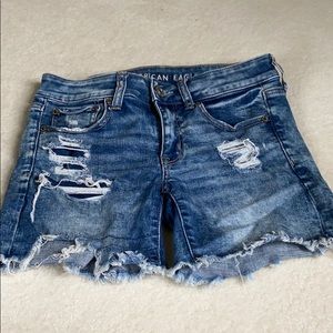 American Eagle next level stretch midi shorts